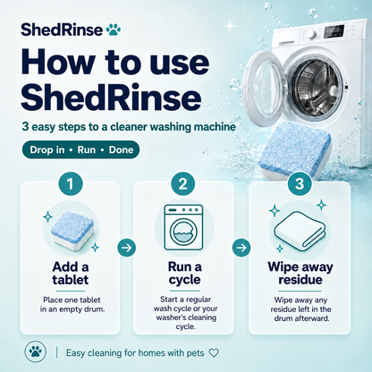 Shedrinse™ Washing Machine Cleaner